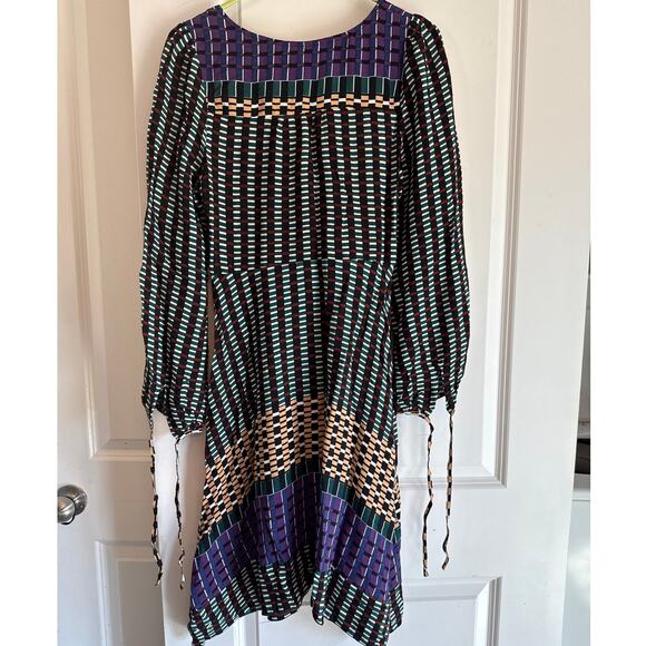 Maeve Gianni Tunic Dress US 6 Geometric Print Boho Anthropologie - Picture 4 of 8